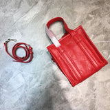 Modern Premium PU Leather Handbag - Refined Silhouette | Women's Luxury Handbag #942 - texture close-up (image 9) of designer-inspired handbag