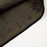 Close-up detail shot of Rhude luxury clothing with everyday silhouette