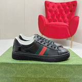 Gucci all-black luxury sneakers view 8 everyday casual design
