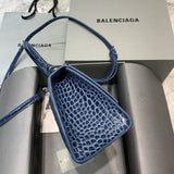 Refined Faux Leather Handbag - Modern Structured Build | Women's Statement Accessory #676 - back view (image 4) of designer-inspired handbag
