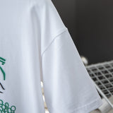 Full styled look of Louis Vuitton cotton t-shirt with tailored silhouette