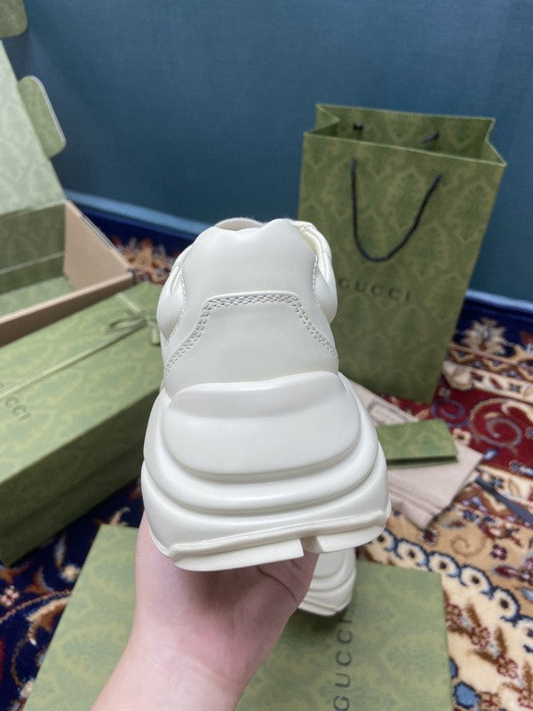 Gucci sneakers detailed view showing premium designer craftsmanship