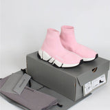 Balenciaga Nude Pointed-Toe Flats - Lifestyle Styling Shot