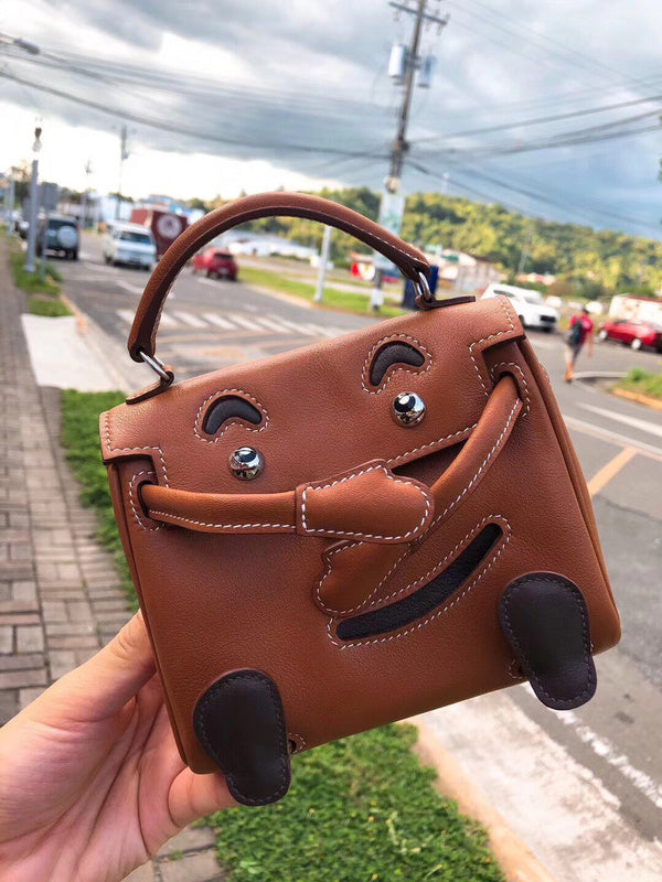Modern bag shown from front angle
