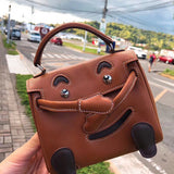 Modern bag shown from front angle