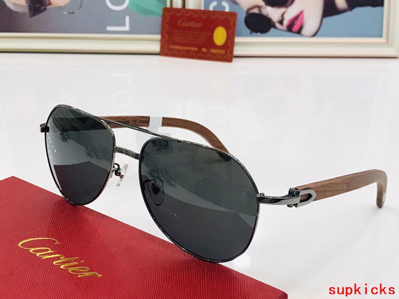 Full view of Cartier unisex sunglasses