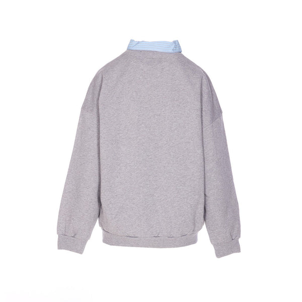Balenciaga Sweaters? Balenciaga Women Ceo Team Logo Shirt Collar Sweater Luxury Designer Knit Sweater