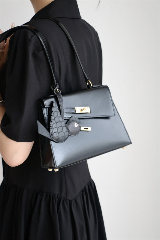 Close-up detail of sculpted bag design