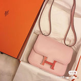 Side view of versatile structured handbag