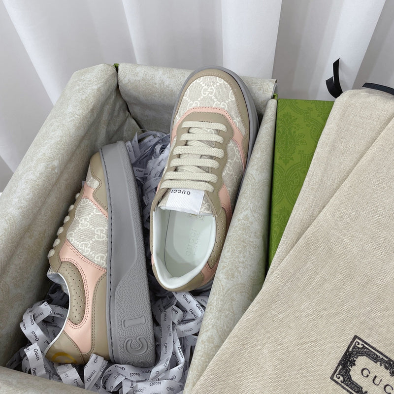 Gucci sneakers detailed view showing premium designer craftsmanship