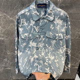 Side profile of Louis Vuitton luxury clothing with label-forward styling