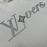 Flat lay presentation of Louis Vuitton cotton t-shirt with streetwear-inspired cut