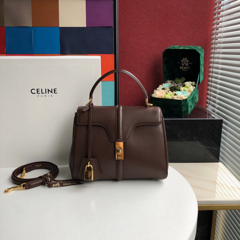 Side profile of modern premium women's handbag – women's premium purse
