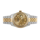 Front view of Rolex men's watch