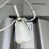 Effortless Vegan Leather Handbag - Signature Hardware Accents | Women's Everyday Carry Handbag #561 - back view (image 4) of designer-inspired handbag