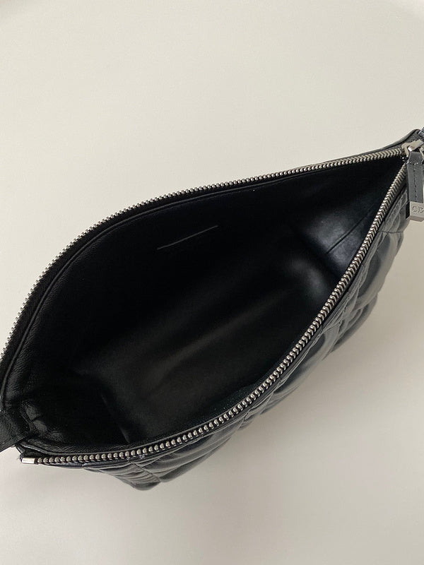 Top view of elevated refined women's handbag – women's luxury handbag