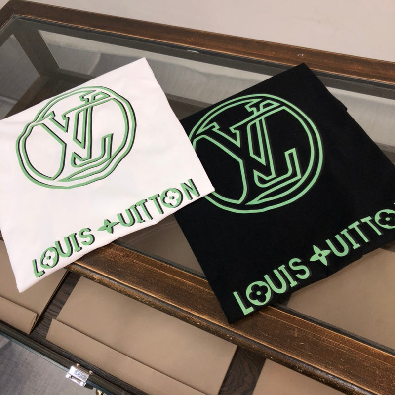 Side profile of Louis Vuitton cotton t-shirt with streetwear-inspired cut