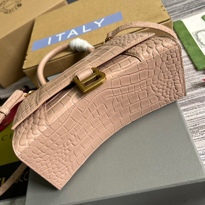 Polished Premium PU Leather Handbag - Smooth Faux-Leather Exterior | Women's Fashion Handbag #294 - alternate angle view (image 8) of designer-inspired handbag