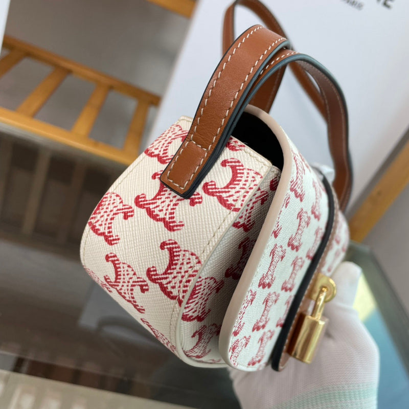 Styled lifestyle shot of statement refined women's handbag – women's designer-style accessory