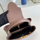 Top view of structured statement women's handbag – women's everyday handbag