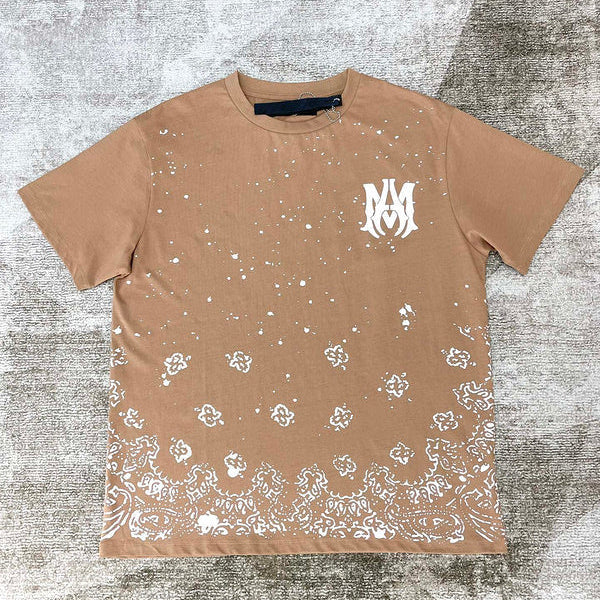Amiri luxury t-shirt detail shot