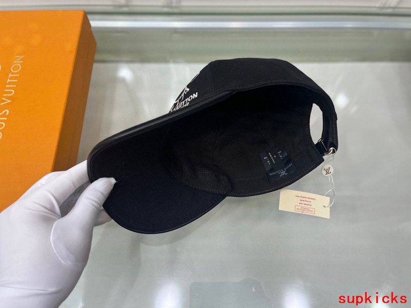 Side view of Louis Vuitton unisex cap