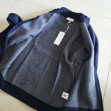 Side profile of Lacoste luxury clothing with monogram-inspired silhouette