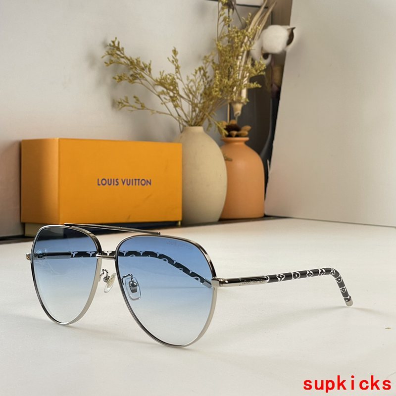 Angled view of Louis Vuitton unisex sunglasses