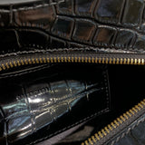 Structured Premium PU Leather Handbag - Polished Finish | Women's Everyday Carry Handbag #321 - alternate angle view (image 8) of designer-inspired handbag