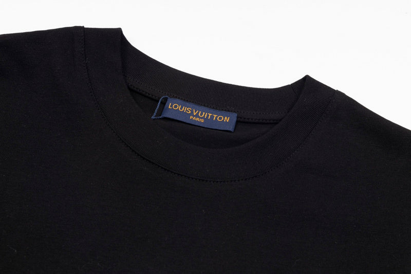 Front view of Louis Vuitton cotton t-shirt with monogram-inspired silhouette