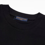 Front view of Louis Vuitton cotton t-shirt with monogram-inspired silhouette
