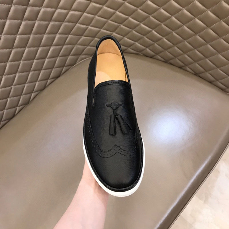 Hermès White Chunky Platform Sneakers - Lifestyle Styling Shot