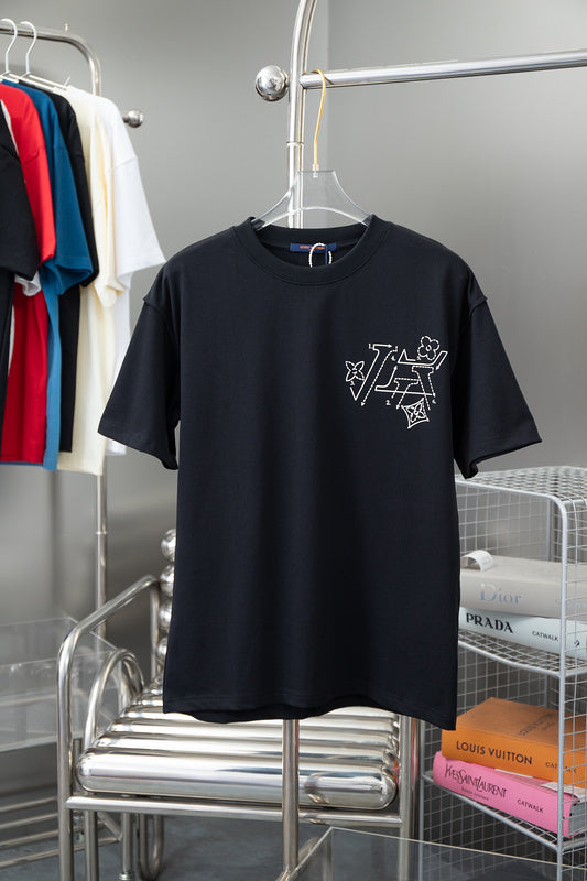 Front view of Louis Vuitton cotton t-shirt with relaxed-fit cut