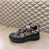 Burberry Nude High-Top Sneakers - Heel Detail View