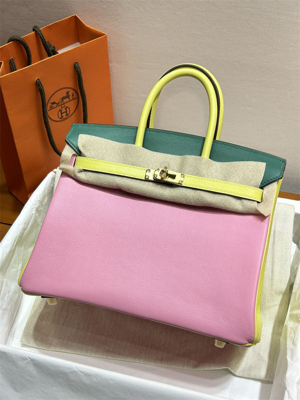 Close-up detail of curated bag design
