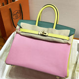 Close-up detail of curated bag design