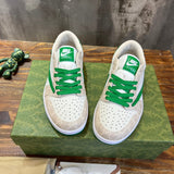 Gucci sneakers detailed view showing premium designer craftsmanship