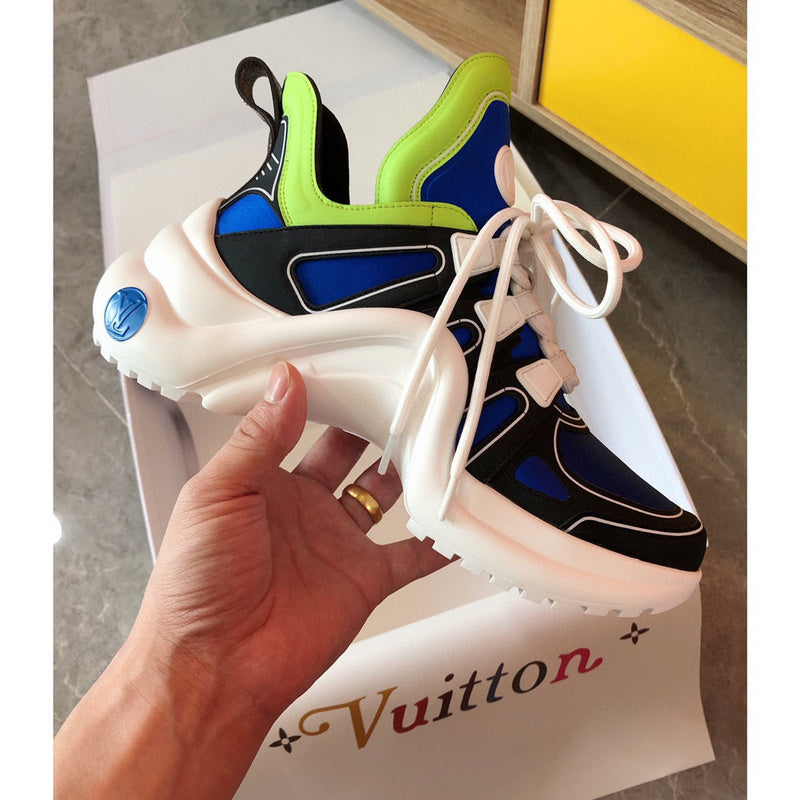 Louis Vuitton luxury shoes detail shot
