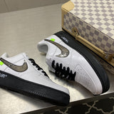 Nike all-black luxury sneakers view 6 retro runner design