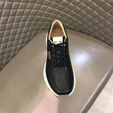 Gucci all-black luxury sneakers view 4 low-top design