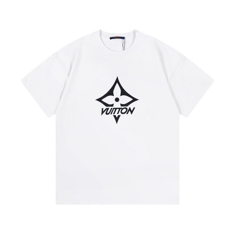 Front view of Louis Vuitton cotton t-shirt with contemporary cut