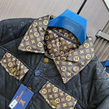 Flat lay presentation of Louis Vuitton luxury clothing with streetwear-inspired cut