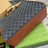 Back view of premium refined women's handbag – women's luxury handbag