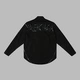 Balenciaga t-shirt close-up — premium authentic designer style