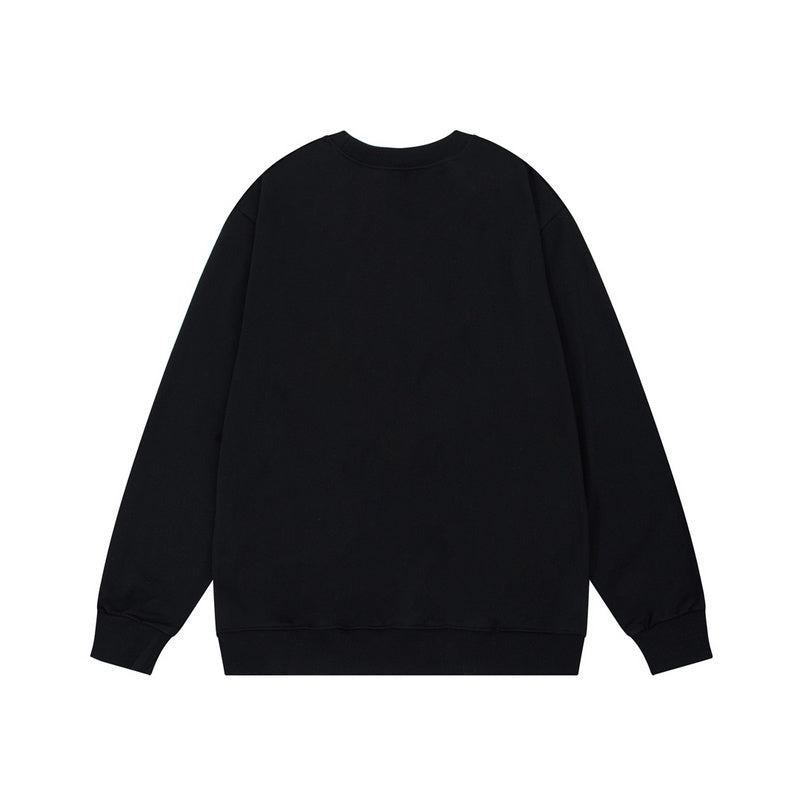 Side profile of Gucci luxury clothing with relaxed-fit cut