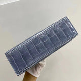 Side view of smart structured handbag