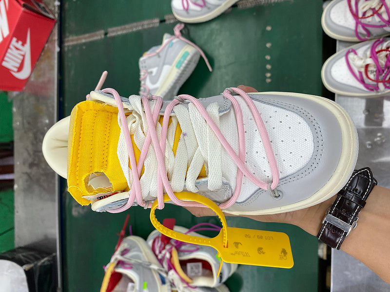 Nike sneakers detailed view showing premium designer craftsmanship