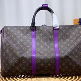 Interior view of signature structured women's handbag – women's statement bag