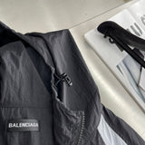 Close-up of Balenciaga designer clothing craftsmanship