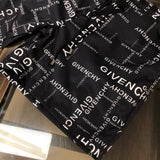 Back view of Givenchy luxury clothing with signature branding